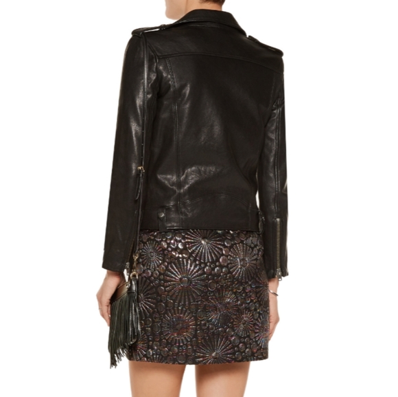 NEW Rebecca Minkoff Reims Metallic Mini Skirt - Picture 2 of 7